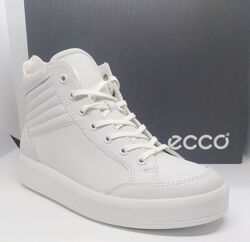 Стильные кожаные ботинки хайтопы кеды Ecco Soft 9 оригинал