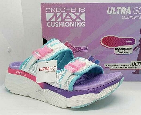 Шикарные удобные шлепанцы босоножки сандалии Skechers Ultra Go