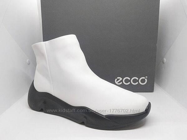 кожаные водонепроницаемые ботинки Ecco Chunky оригинал 