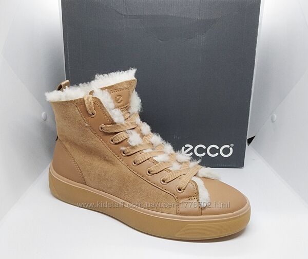 Зимние кожаные ботинки Ecco оригинал 