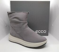 Кожаные зимние ботинки Ecco оригинал 