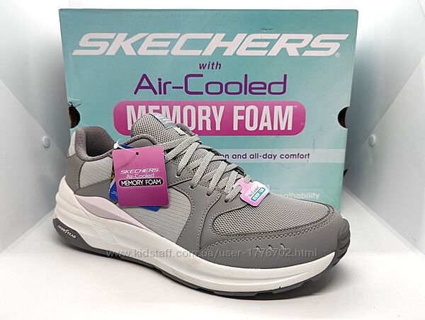 Кожаные дышащие кроссовки Skechers Goodyear оригинал
