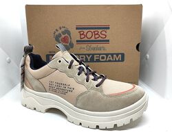 кожаные стильные ботинки полуботинки Skechers Bobs оригинал