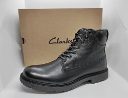 Кожаные милитари ботинки Clarks оригинал