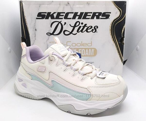 Кожаные кроссовки Skechers DLites Goodyear оригинал