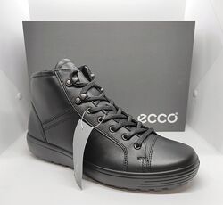 Кожаные теплые ботинки кеды Ecco оригинал 