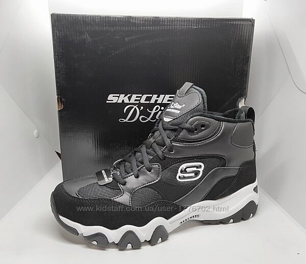 кожаные теплые ботинки Skechers D&acuteLites 2.0 оригинал