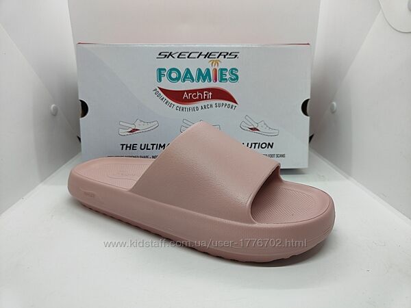 стильные удобные шлепанцы Skechers Arch Fit оригинал