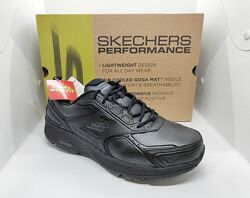 Кожаные кроссовки Skechers Go Run на широкую ногу оригинал