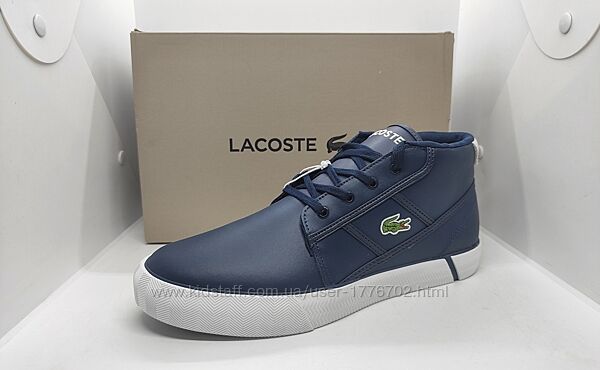 Кожаные ботинки кроссовки кеды Lacoste оригинал 