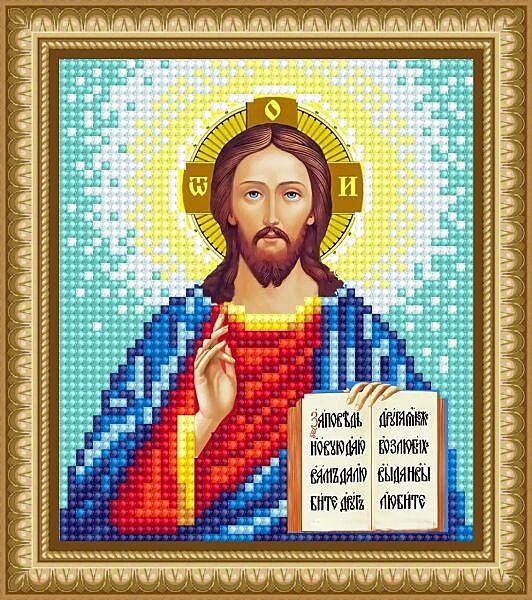 Алмазная мозаика вышивка Образ Господа Иисуса Христа полная выкладка мозаика 5d наборы 16x20 см
