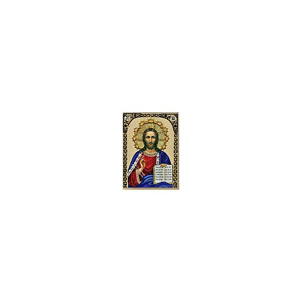 Набор алмазной вышивки икона Иисус полная выкладка, , мозаика 5d, 30х40 см
