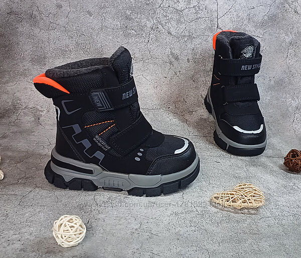 Дитячі зимові термо черевики чоботи Томм для хлопчика 29 30 32