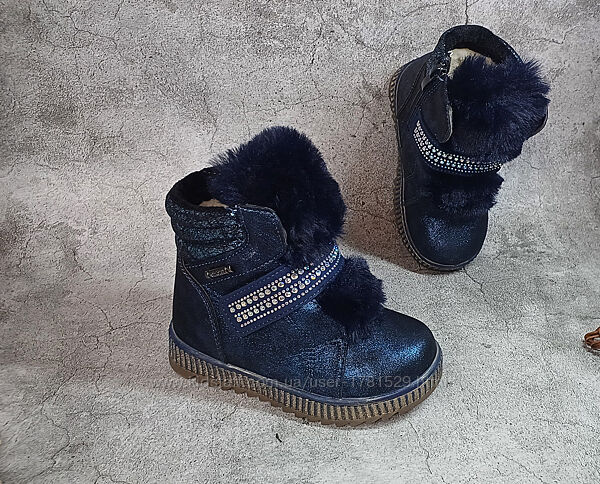 Дитячі зимові черевики чоботи для дівчинки 25