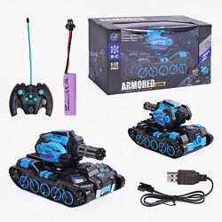 Танк на радіокеруванні р/к машина стріляє орбізами звук підсвічування