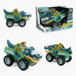 Машина музична динозавр звуки, самостійно їздить, підсвічування