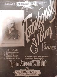 Ноты. Чайковский Альбом Musik-blatter 1905г.