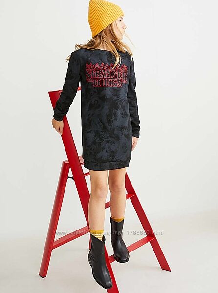 C&A тепла стильна сукня туніка на флісі