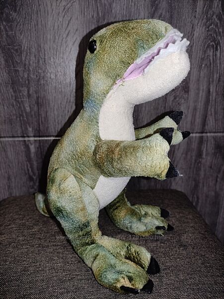 Мягкая игрушка динозавр тиранозавр 37 см