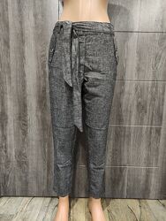 Шикарные льняные штаны Nutmeg пояс 38-51 см