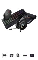 Ігровий набір GamePro Combo 4 в 1 клавіатура, мишка, навушники