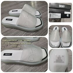 DKNY шльопки, нові, 37 р, білі.