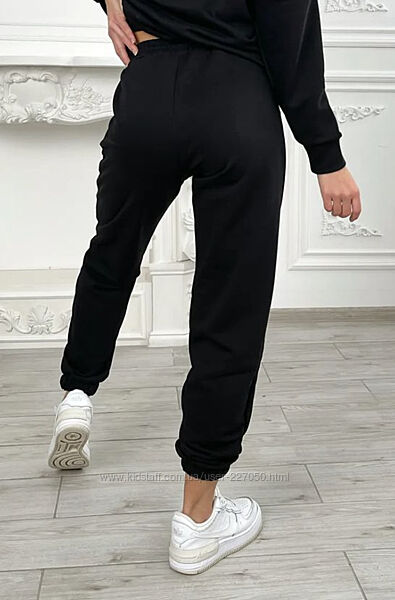 Жіночі спортивні штани джогери тринитка реальні фото