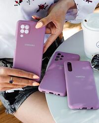 Чохол силіконовий з мікрофіброю Хiaomi, Samsung, Huawei з логотипом