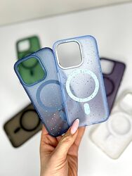 Чохол MagSafe  блискітки iPhone 
