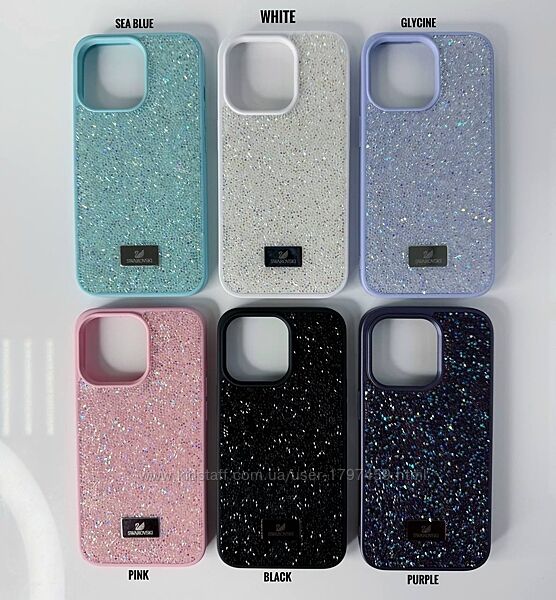 Чохол з камінцями SWAROVSKI для iPhone 6 варіантів в палітрі