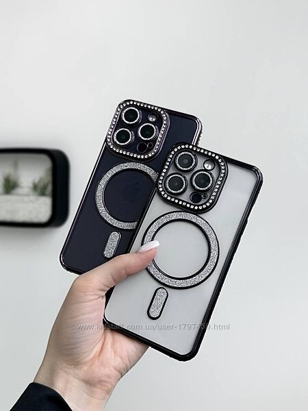 Чохол з камінцями з MagSafe для iPhone 5 варіантів