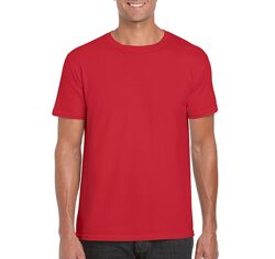 Чоловіча бавовняна футболка Gildan SoftStyle 7 кольорів 6 розмірів