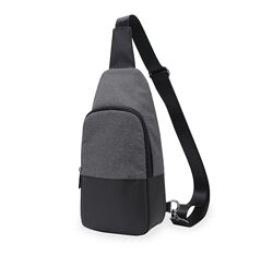 Рюкзак на одно плече Discover Gimli 4037-10 Чорно-сірий