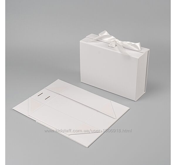 Подарункова біла картонна коробка Totobi Surprise поштучно 3 розміри