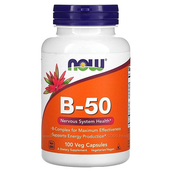 Now foods B-50 комплекс витаминов группы B
