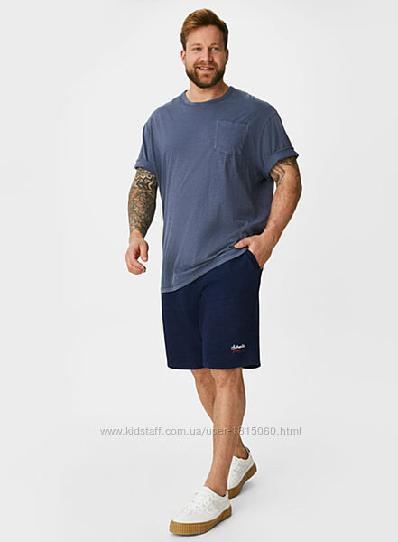 Трикотажные спортивные шорты с карманами C&A 4XL