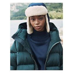 Шапка ушанка TORY BURCH на утином пуху
