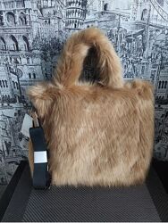 Must have на зиму большая сумка из меха Reserved