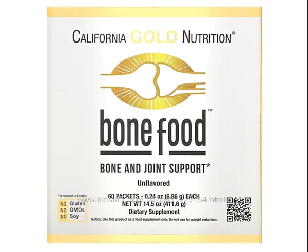 Комплекс для здоровя кісток і суглобів California Gold Nutrition Bone Food