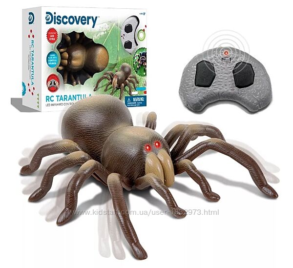 Рухома іграшка павук-тарантул з дистанційним керуванням від DISCOVERY KIDS