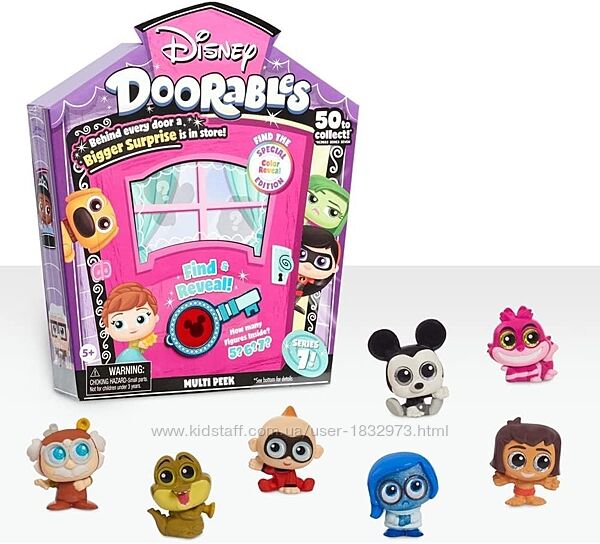 Ігровий набір колекційних фігурок Disney Doorables Multi Peek Series 7