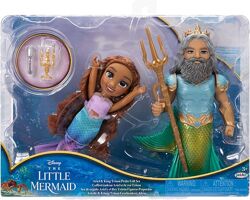 Русалочка Аріель та король Тритон Disney The Little Mermaid Ariel Doll 