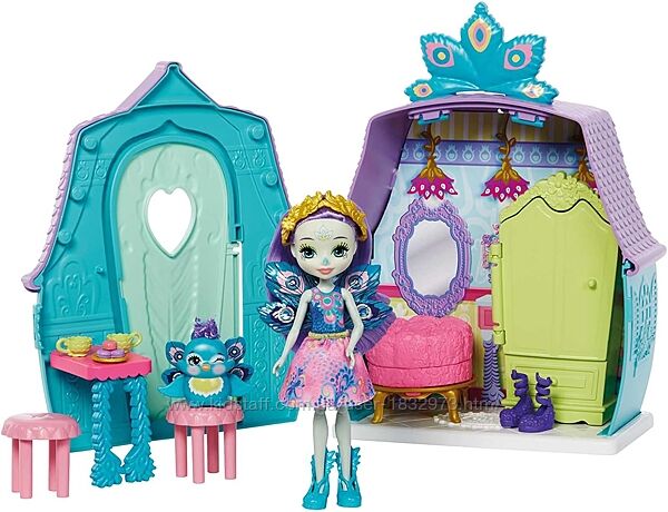 Набір Енчантімалс Будиночок Петтер Павліни котедж Enchantimals Cottage Play