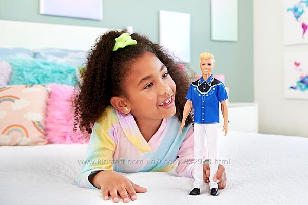 Лялька Barbie Fashionistas Ken Doll Кен Модник вестерн в ковбойському стилі