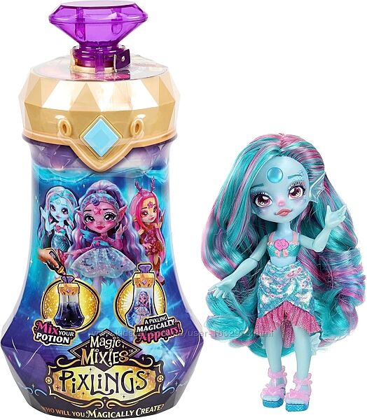 Лялька-сюрприз русалка magic mixies pixlings marena the mermaid марена