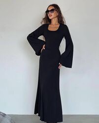скл.13 мод435 жіночна ідеальна максі сукня-трикртаж рубчик -стильні кольори