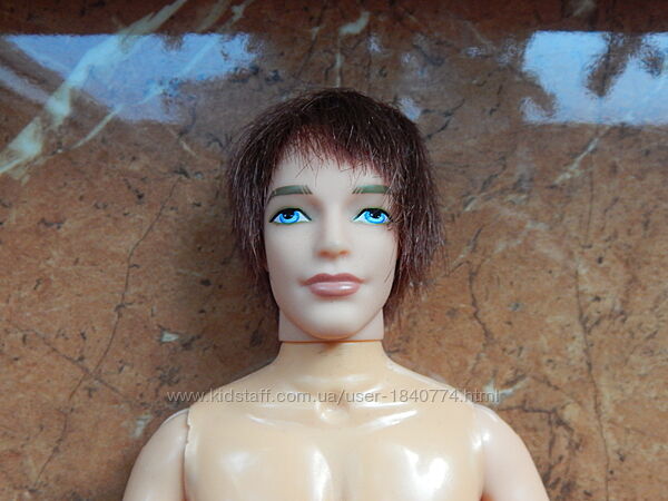 Кукла шарнирная Кен китайский подвижный с волосами, мальчик жених Барби