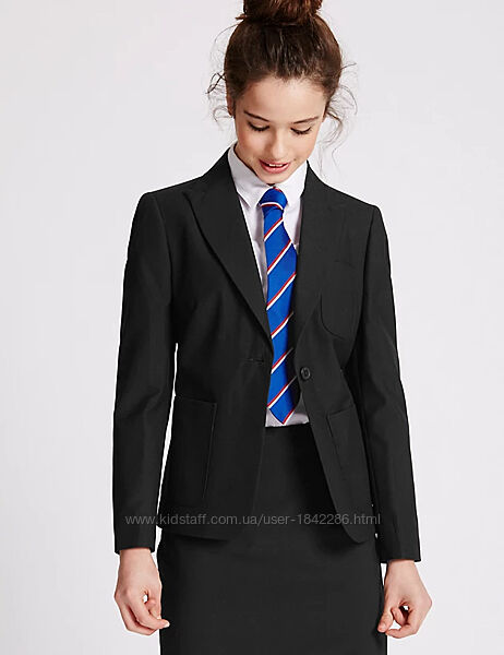 Шкільна форма чорний піджак на дівчинку 11 років Marks & Spencer