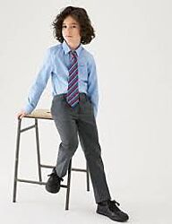 Marks&spencer шкільні штани на хлопчика 4-5 років сірого кольору