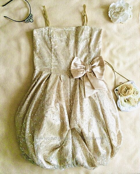 Tammy. Брендовое. Золотое. Бюстье. Бретели. Платье супер- стар. Блестит и м